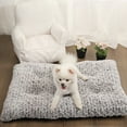 thumbnail image 4 of Methold Perrera para gatos de peluche rosa, cama cómoda y resistente a los arañazos para el amigo felino, perrera para perros de peluche con Suministros para perros Moca M: 65*45 CM, 4 of 6