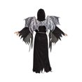 thumbnail image 2 of Winged Reaper Halloween Costume Black Hooded Robe Mask & Wings Child Medium 8-10, 2 of 2