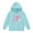 Mint Green, variant on Cute Hoodies for Teen Girls Trendy Oversized Hooded Sweatshirt Fourth Grade Colorful Bow Graphic Long Sleeve Pullover Sweater