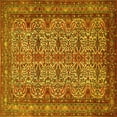 thumbnail image 1 of Ahgly Company Indoor Square Persian Yellow Traditional Area Rugs, 8' Square, 1 of 4