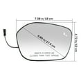 thumbnail image 5 of Heated Blind Spot Mirror - Right Passenger Side For Honda Civic 2022-2025, 5 of 10
