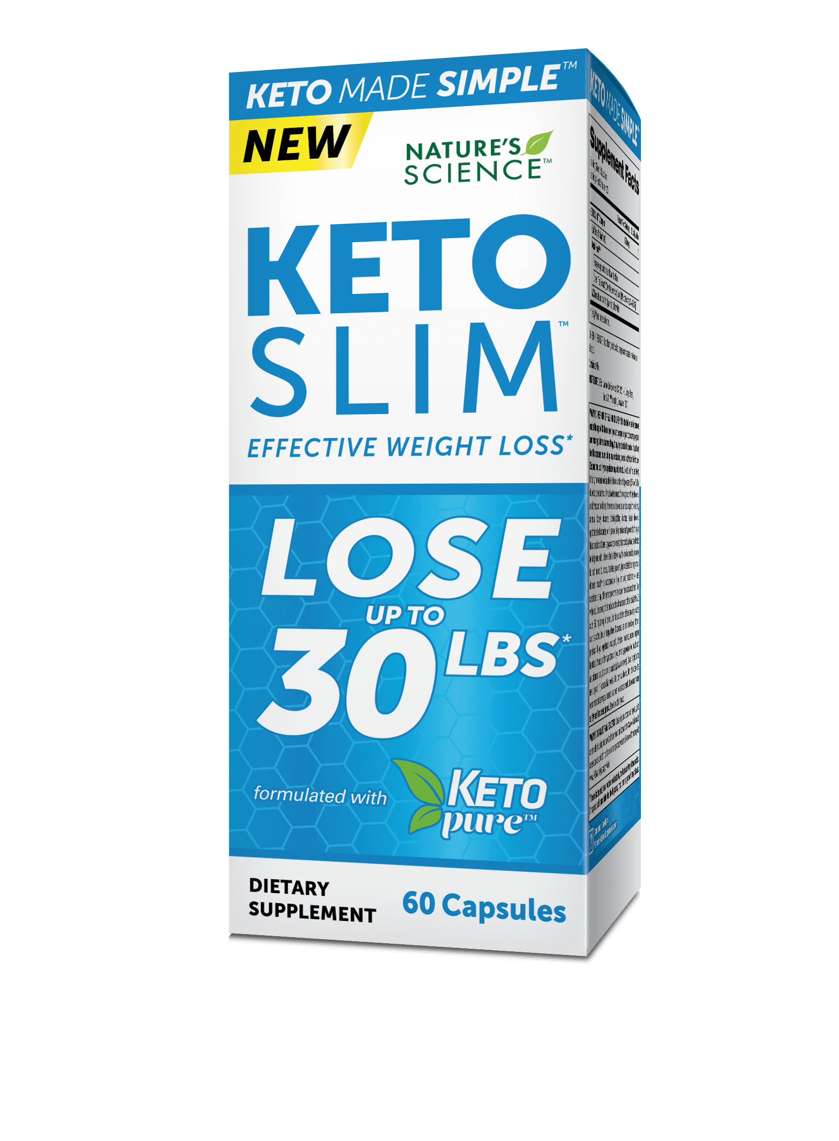 Nature's Science KETO Slim, 60 Count