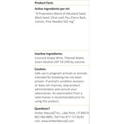 Amber NaturalZ UTR | دعم المسالك البولية والمثانة الطبيعية للحيوانات الأليفة 1 أونصة