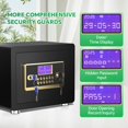 thumbnail image 2 of Caja fuerte MSYCOST con teclado digital y alarma, estantes ajustables, 2 of 9