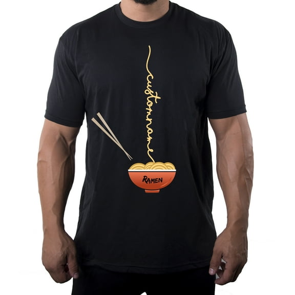 Ramen Noodle T-shirts, Personalized T-shirts, Funny Customized Ramen Shirts