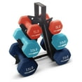 thumbnail image 6 of Neoprene Dumbbell Free Hand Weight Set with Rack, Ideal for Home Exercises to Tone and Definition, 6 of 9