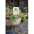 thumbnail image 4 of Eveokoki No Mow Sign with Metal Stake 8 x 12 Inches No Mow May Yard Sign No Mow Signs Aluminum ​Garden Signs Outdoor for Lawn Yard Garden Decor, Easy to Install, 4 of 6