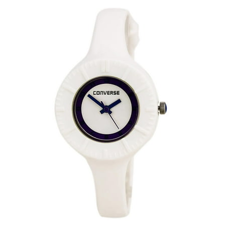 Converse VR023-100 Women's The Skinny White Dial White Plastic Analog Watch