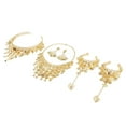 thumbnail image 4 of Conjunto de Colr Diadema de Pelo con Colgantes de Monedas Pendientes s de s Joyas para Mujer de Danza de Vientre Pendientes Macarena  Joyería gitana para danza del vientre, 4 of 8