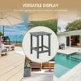 thumbnail image 4 of WestinTrends Patio Extérieur Table d'Appoint Adirondack, Gris, 4 of 13