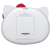 Impressions Vanity Hello Kitty Kawaii Compact Mirror with Touch Sensor Switch and 2X Magnifying Top (White)