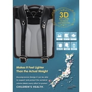Baobab's Wish Japanese School Bag for Elementary School Students Randoseru Backpack Basic Plus Version Dark Blue