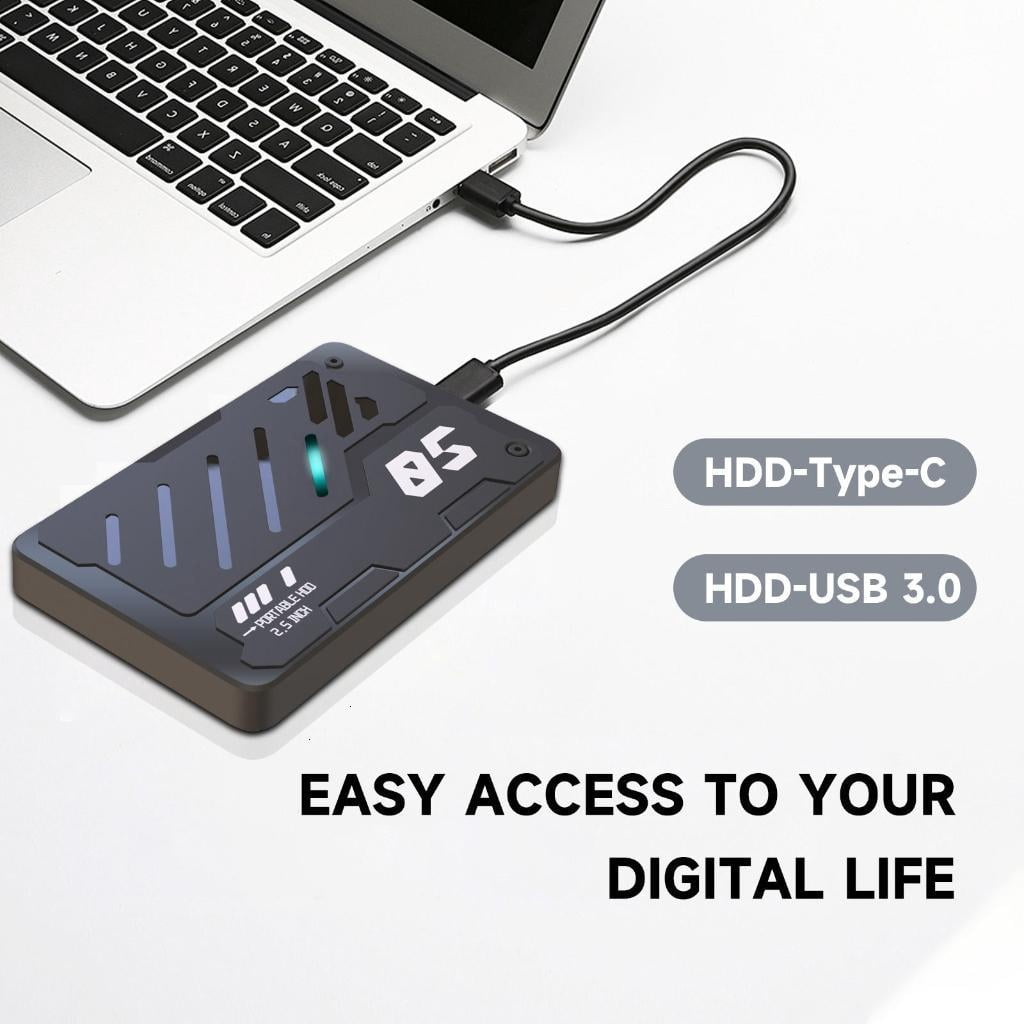 YIGSECU Portable Externals Hard Drive with USB3.0 Interfaces for Computer and Gaming Compatibility
