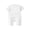 White, variant on Loopsun Newborn Romper Solid Short Sleeve Breathable Jumpsuit for 0-24M