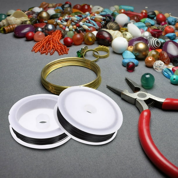 unbranded Para Bisutería Negro Resistente Y Flexible Ideal Para Manualidades Y Diseñar Joyas