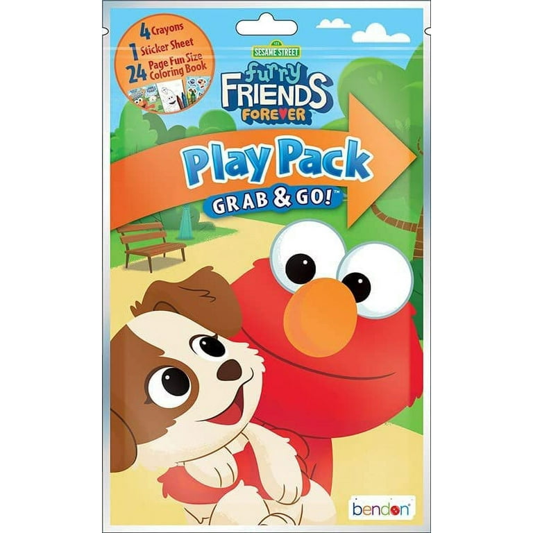 Sesame Street Elmo Grab and Go Play Pack Party Favors