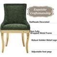 thumbnail image 6 of JESTOP Fabric Vintage Upholstered Dinging Chairs Set of 2, Farmhouse Solid Wood Kitchen Dining Room Chairs with Nailheads Legs, 6 of 12