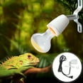 thumbnail image 2 of Heat Lamp Socket, Heat Lamp Base, With E27 Light Bulb Base 360 Degrees Rotatable Resistant High Temperature Heat Lamp Holder, For Reptile Pet Shop For Home, 2 of 8