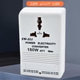 thumbnail image 2 of Adaptador de viaje con convertidor de voltaje de 150 W AC110 V/120 V a 220 V/240 V, 2 of 7