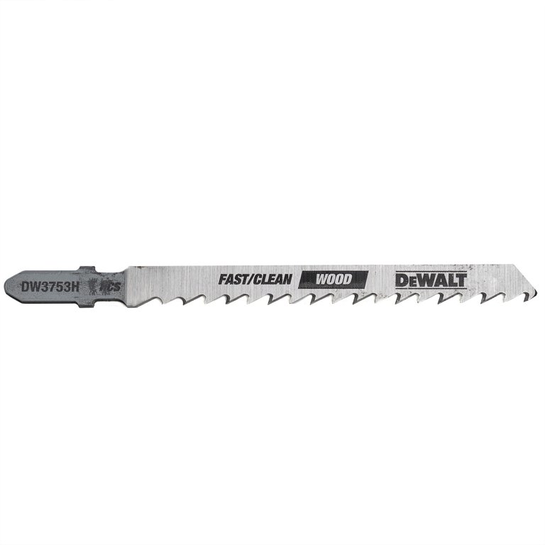 DEWALT 4 in. 8 TPI Aluminum/Fiberglass Jig Saw Blade HCS U-Shank (5-Pack)  DW3705H - The Home Depot