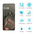 thumbnail image 5 of KIQ 3 Pack Edge-to-Edge Full Coverage CLEAR Tempered Glass Screen Protector Compatible with Motorola Edge (2025), 5 of 5