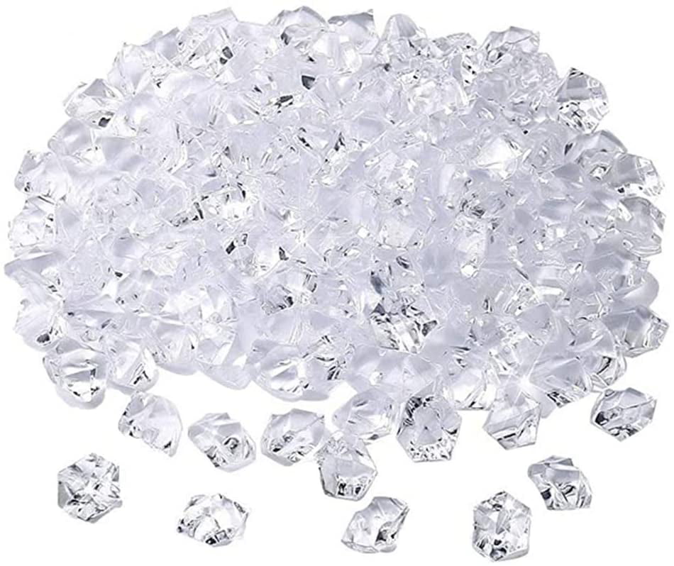 200pcs Acrylic Crystal Ice Rock Stones Aquarium Vase Gems Table Wedding Decor/" 