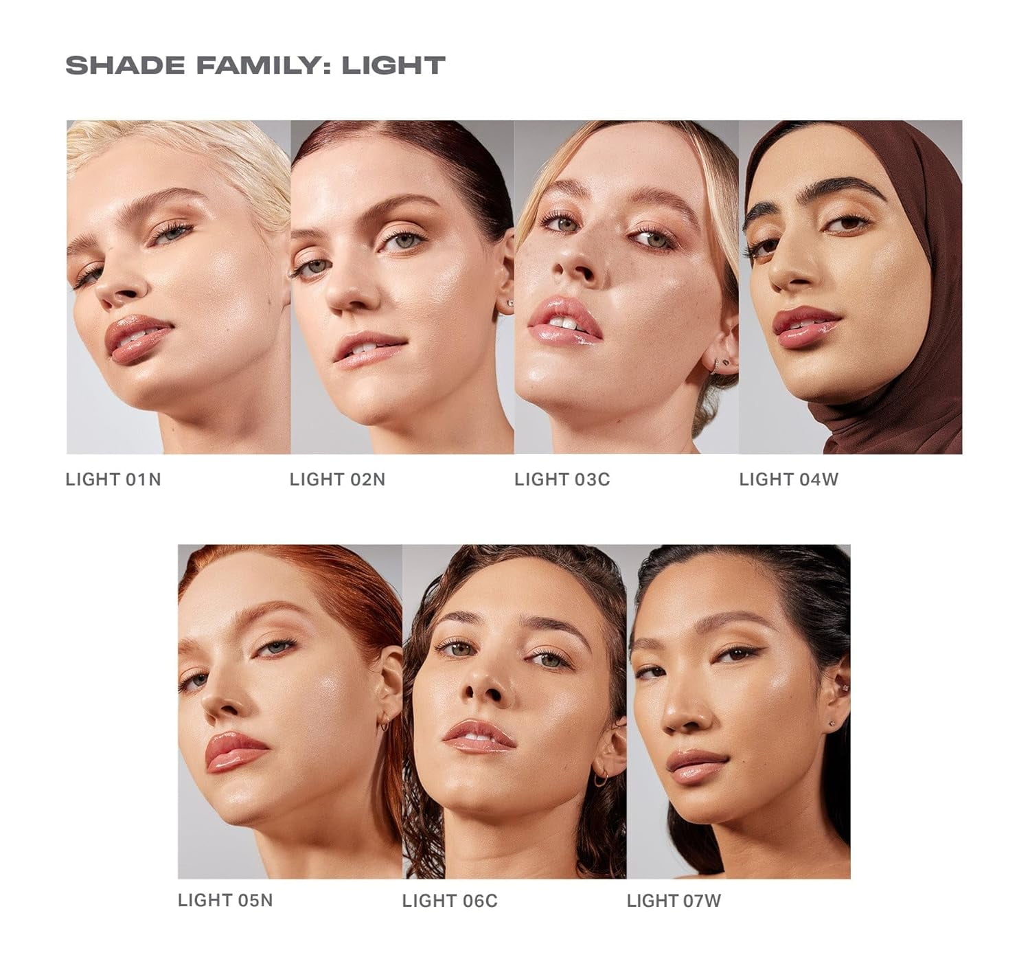Morphe Lightform Dewy Foundation Light 01N, Extended Hydration Liquid Foundation Makeup, 1 fl oz