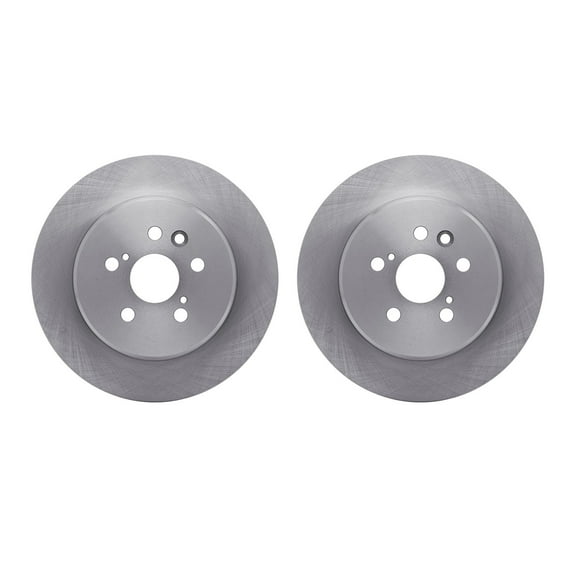 Dynamic Friction Company Rear Brake Rotors 6002-76046