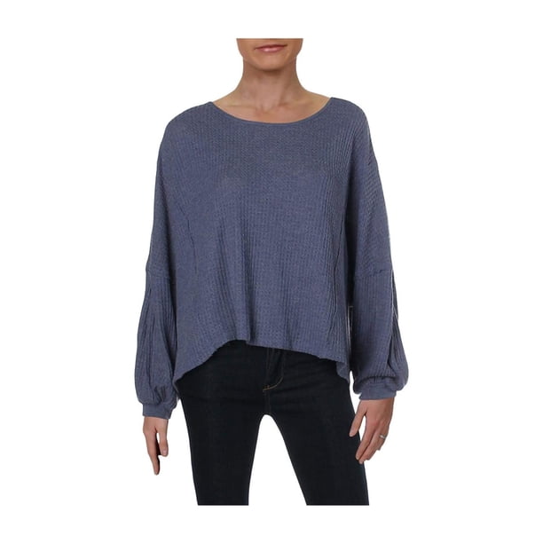 Blusa Free People con Espalda Abierta para Mujer Azul Grande