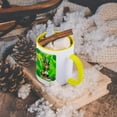 thumbnail image 5 of 3dRose, St. Patricks Day Leprechaun, 11oz Two-Tone Yellow Mug, 5 of 7