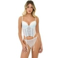thumbnail image 5 of Adored by Adore Me Women's Reina Push Up Corset and G-String Thong Set, Sizes S-3X, 5 of 8