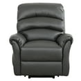 thumbnail image 1 of Primo Fitzgerald 35 in. Charcoal Faux Leather Power Lift Recliner, 1 of 8
