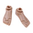 thumbnail image 4 of Pieza de Accesorio de Cuerpo de Muñeca 1:6 CUTICAT Figura de acción Pies descalzos color de piel, 4 of 8