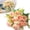 A, variant on Peonies Artificial Flowers, Artificial Peonies, Peonies Flowers Fake Peonies Faux Peony Flowers Real Touch for Arrangements Dining Table Centerpieces for Kitchen Bridal Wedding Party, Champagne