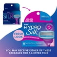 thumbnail image 2 of Schick Hydro Silk Moisture Razor Blade Refills, 4 ct, 5-Blade Mositurizing Razors for Women, 2 of 9