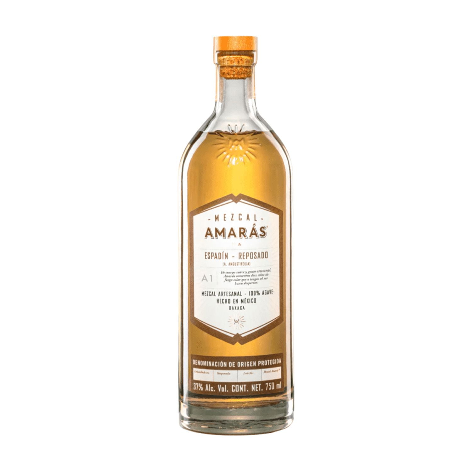 Amarás Reposado Espadin Mezcal, 750 ml 45% ABV