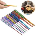 thumbnail image 6 of OTVIAP 9Pcs Crochet Hook Set with Ergonomic Handles Needles DIY Craft Accessories for Women,DIY Craft Accessories,Ergonomic Crochet Hooks, 6 of 8