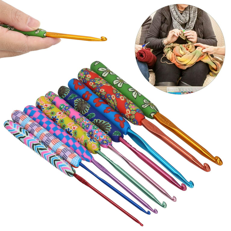 7mm Crochet Hook with Polymer Clay Handle | yarnbaubles