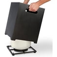 thumbnail image 5 of Real Flame Metal Propane Tank Cover, Conceals a 20 Pound Tank and Doubles as a Side Table, Gray, 5 of 6