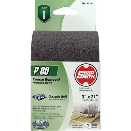 

Gator Platinum 3 In. X 21 In. 80 Grit Medium Heavy Duty Sanding Belt