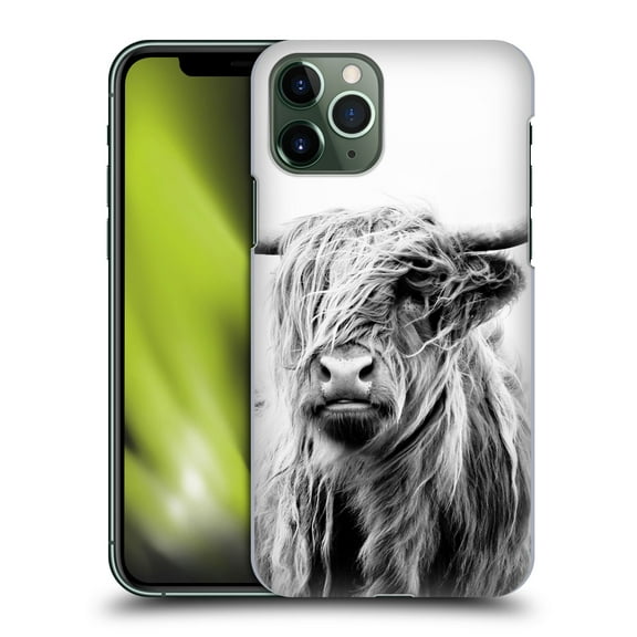 Head Case Designs Officially Licensed Dorit Fuhg Travel Stories Portrait of a Highland Cow Hard Back Case Compatible with Apple iPhone 11 Pro
