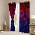 thumbnail image 3 of Castle Fairy Gradient Rose Black Out Curtains,Romantic Curtains Pack of 2 (42x63 Each), 3 of 6