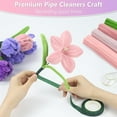 thumbnail image 5 of Yucurem 400 Pieces Pipe Cleaners Flower Set, Chenille Stems, Pipe Cleaner Craft Supplies Bulk Fluffy Fuzzy Sticks for DIY Art Projects Creative Gift Party Decorations, 5 of 7