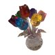 thumbnail image 1 of Figura de Rosa de Cristal de Recuerdo, Decoración Colorida de Rosa de Cristal, Regalo de Valentín para Mujeres, Esposas Y Novias., 1 of 7