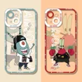 thumbnail image 4 of Bob Esponja-funda de silicona suave para iPhone, carcasa de teléfono con diseño de estrellas, compatible con los modelos 15, 14, 13, 12, 11 Pro Max, Mini, XS, X, XR, SE, 6, 6S, 7, 8 Plus, SE, 2020, 4 of 5