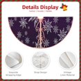 thumbnail image 3 of Sikiie Snowflake Gradient Purple Nativity Christmas Tree Skirt, Jesus Christian Winter Holiday Tree Mat Decoration(30-48IN)30", 3 of 6
