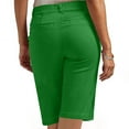thumbnail image 6 of LLYWEY Womens Chino Summer - Plus Size Bermuda Walking - Business Casual Dressy Short Pockets Pants Stretchy, 6 of 9