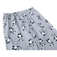 thumbnail image 5 of Beezizac Girls Panda Print Pajama Set-2-Piece Cotton Blend Short Sleeve & Pants Cute Summer Pink Grey PJs Size 14, 5 of 7