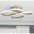 thumbnail image 2 of Aiwen Modern Stylish Farmhouse Decorative Flush Mount Ceiling Lamp Gold, 2 of 9