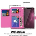 thumbnail image 3 of For Samsung Galaxy A53 5G luxurious PU leather Wallet 6 Card Slots folio with Wrist Strap & Kickstand Pouch Flip Shockproof Phone Case Cover by Xpression - Pink, 3 of 8